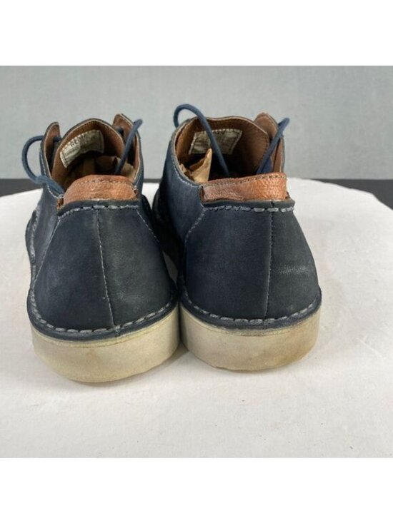 Roan Bed Stu Mens 10.5 Heaton Sneaker Shoe Distressed Navy Leather Casual LaceUp main image 8